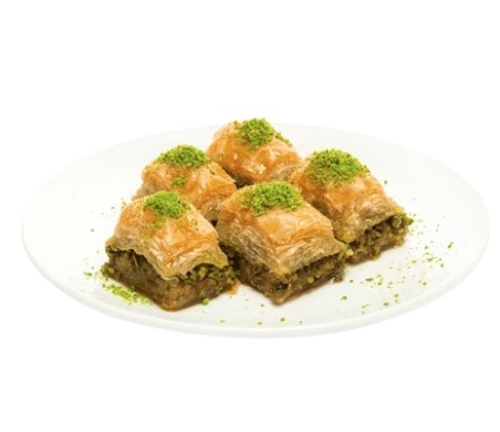 2 Kg Büyük Boy Fıstıklı Baklava Tepsisi pasta