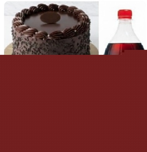 6-9 Kişilik Çikolatalı Yaş Pasta ve 1 kg Fıstıklı Baklava Menüsü pasta