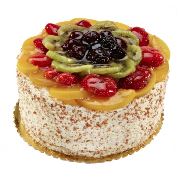 6-9 Kişilik Karışık Meyveli Premium Sunum Pasta pasta