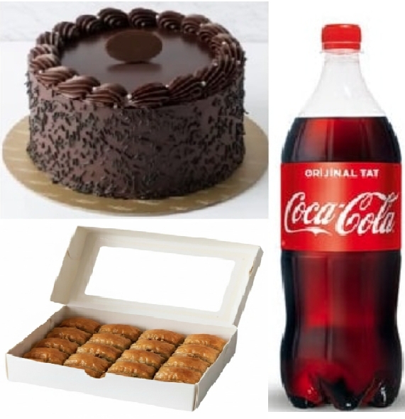 Avantajlı Fırsat Menüsü 9-10 Kişilik Yaş pasta ve menü pasta