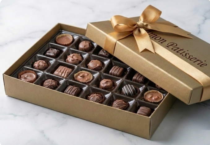 Gerçek Çikolata Deneyimi 1000 Gr El Yapımı Taze Çikolata Paketi pasta