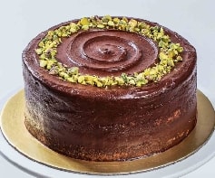 Mini Boy Çikolatalı ve Antep fıstıklı Yaş Pasta pasta