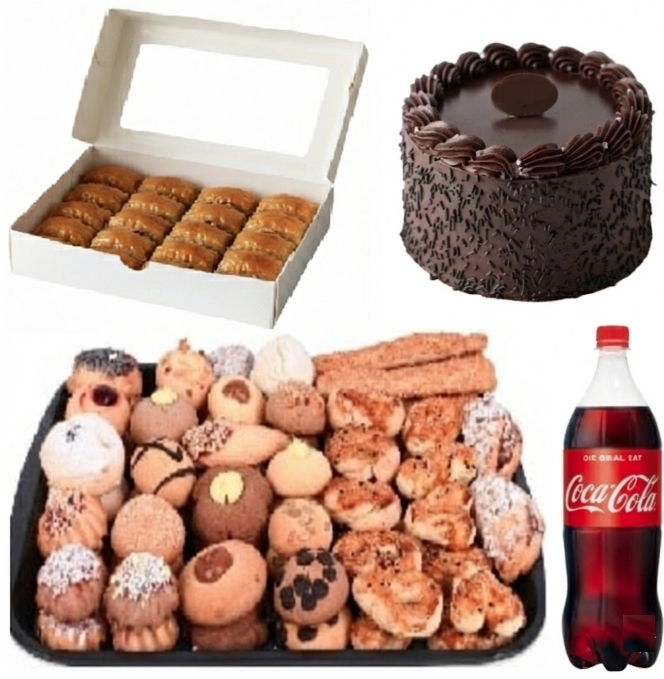 Orta Ölçekli Gruplar İçin 6-9 Kişilik Menü pasta