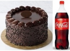 Sade Klasik Çikolatalı Pasta 1 Litre Cola pasta